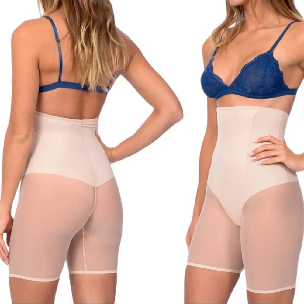 Body Beautiful Extra High Waist Shaper with Targeted Double Front Smooth Shaper